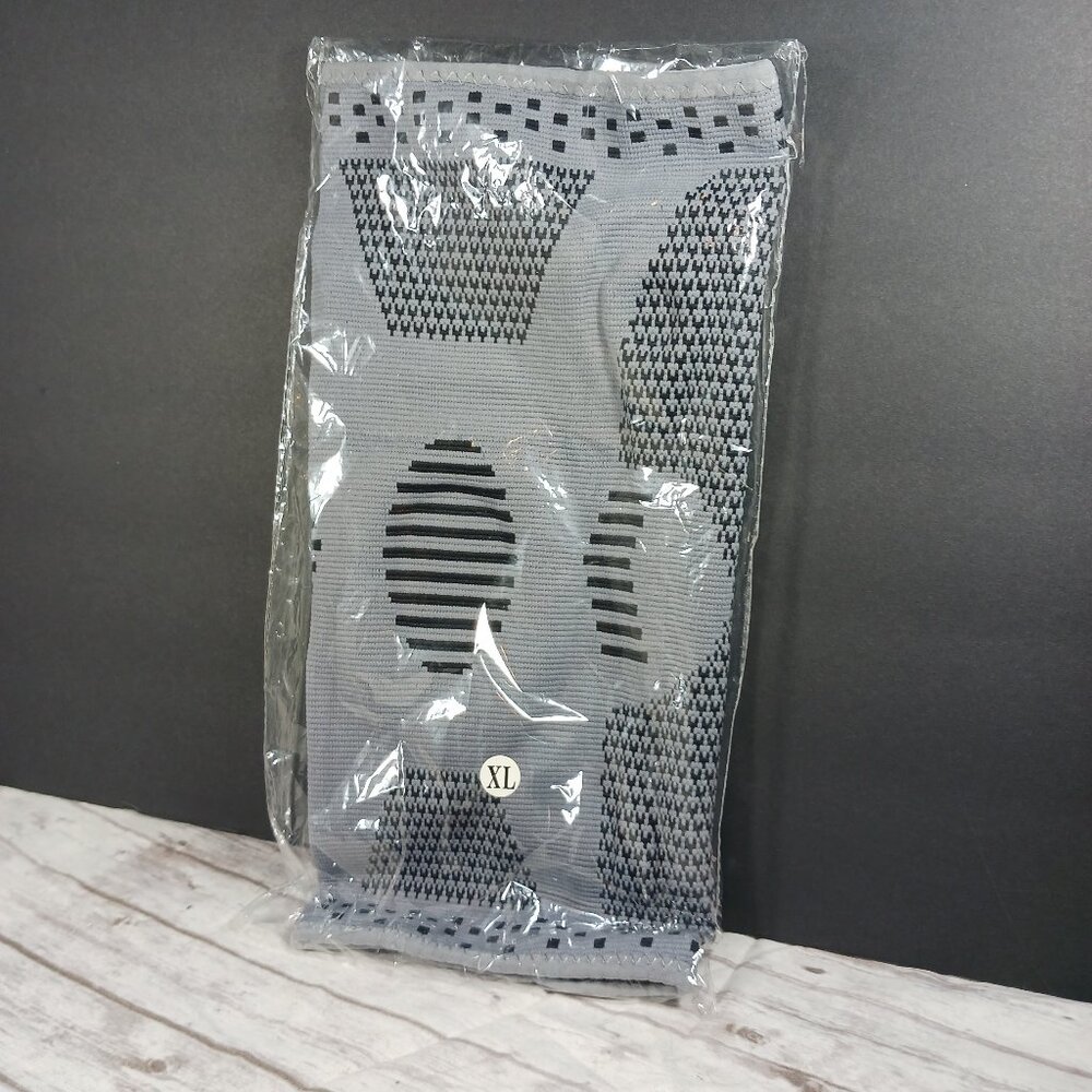 Knee Brace Compression Sleeve Patellar Gel Pad Arthritis and Joint Support XL